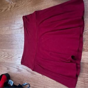small red skirt